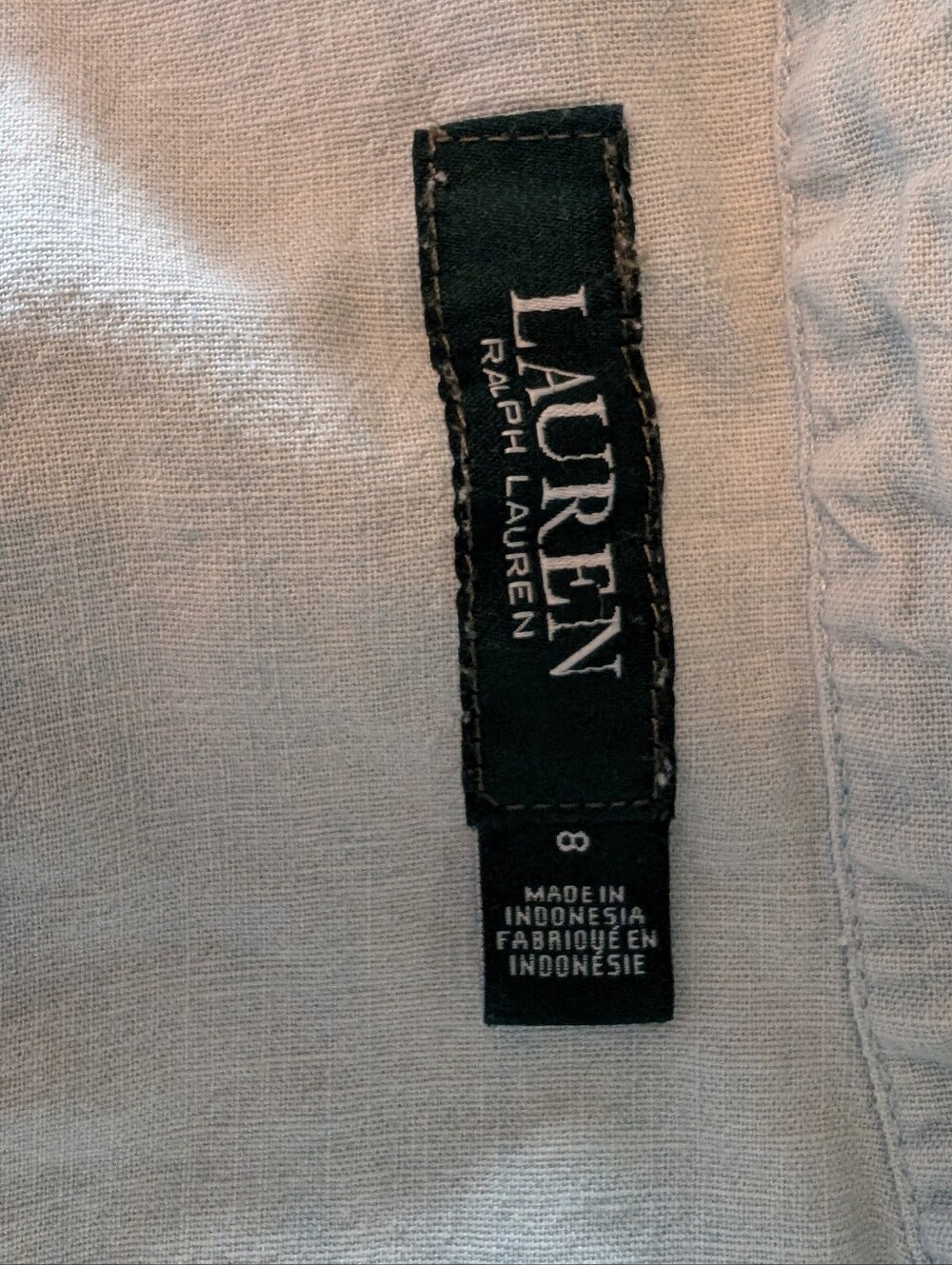 Ralph Lauren Tie Front Shirt Dress,8 - Picture 6 of 9